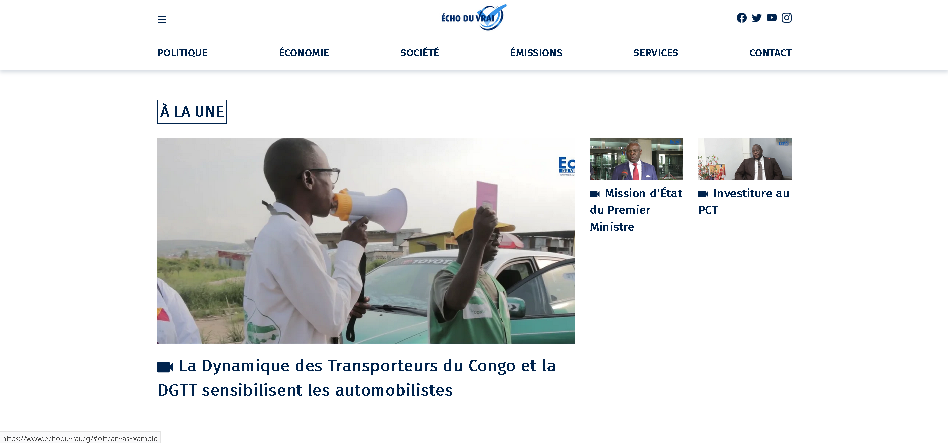 Logo Écho du vrai